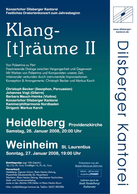 Plakat Klangtraume II
